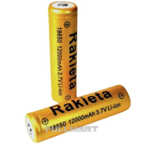 Универсальная аккумуляторная батарея 18650 3.7V 12000mAh Li-ion Rakieta